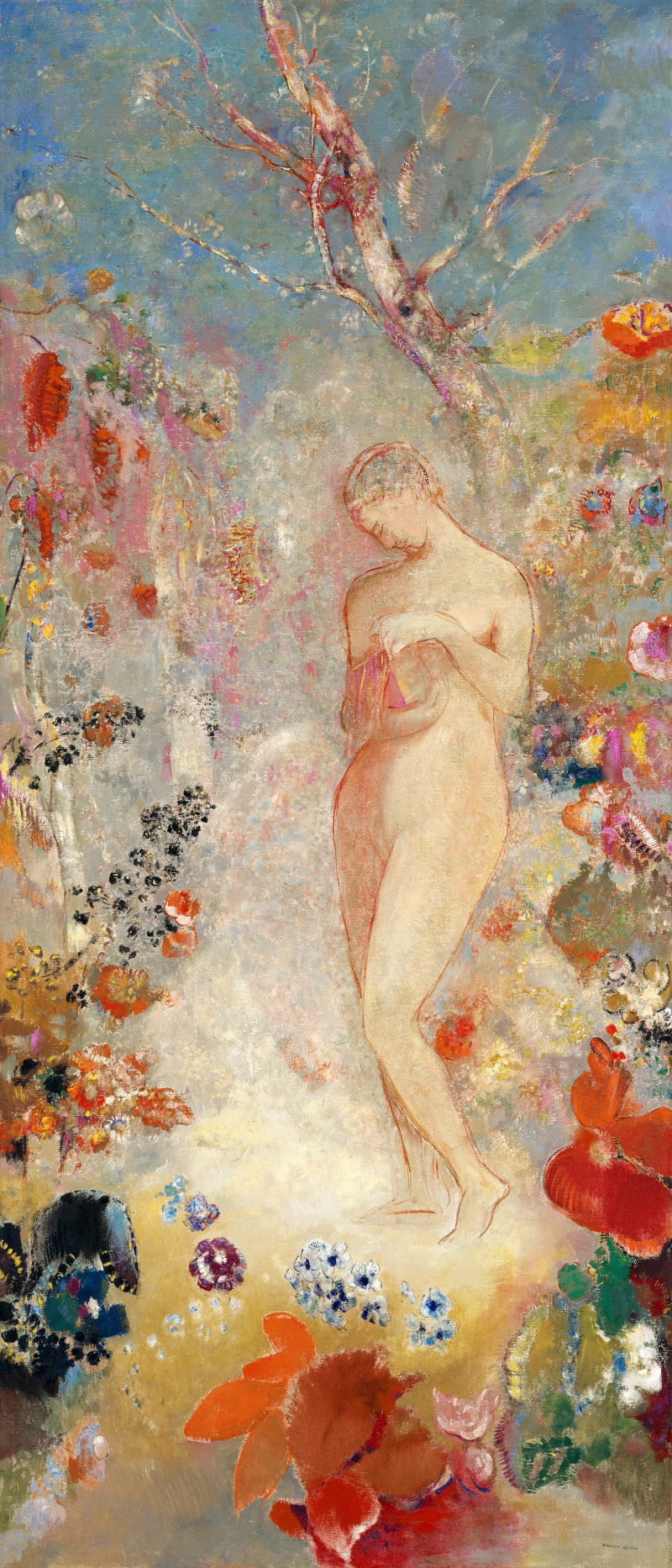 Pandora by Odilon Redon